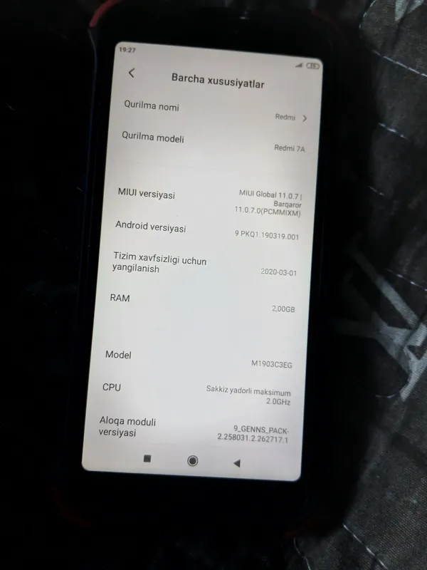Redmi A7 sotiladi 32 /4 gb xor ishlaydi qotmaydi — фото 1
