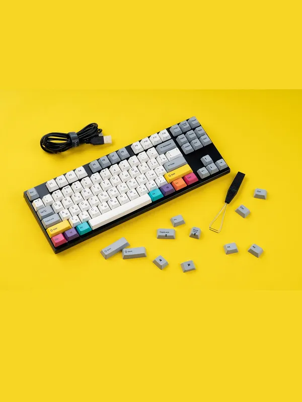Механическая клавиатура Varmilo MA87M V2 "CMYK" (EC Rose V2, RU) — фото 3