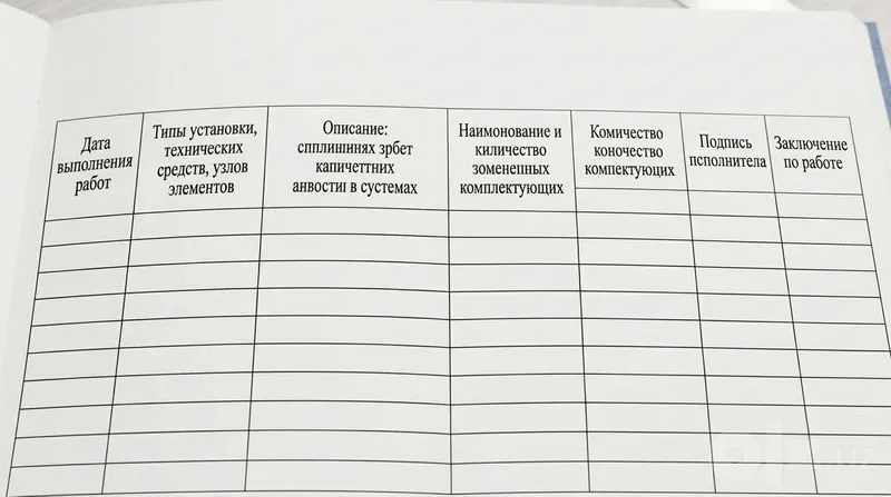 Tizimlarga texnik xizmat ko‘rsatish va ulardan foydalanish hisob jurnali (yangi) 2 Tizimlarga texnik xizmat ko‘rsatish va ulardan foydalanish hisob jurnali (yangi) 2