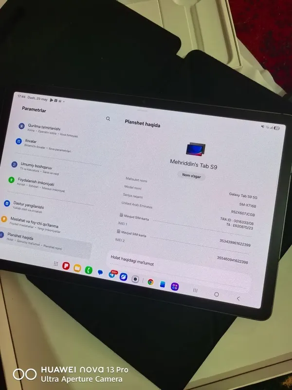 Galaxy tab s9 5G Samsung