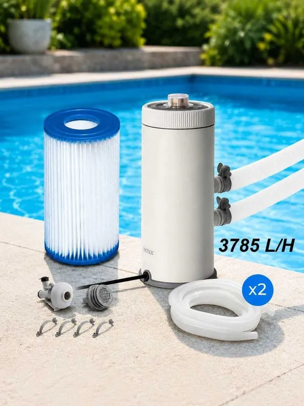 Basseynlar uchun filtr-nasos Intex, 3785 l/soat suvni tozalash 2 Basseynlar uchun filtr-nasos Intex, 3785 l/soat suvni tozalash 2