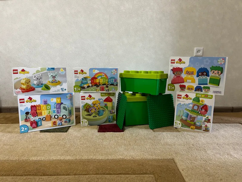 8 ta original LEGO DUPLO to‘plami (hammasi birga) 1
