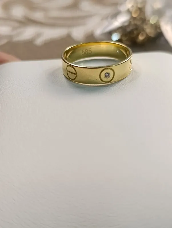 Золотое кольцо, CARTIER Турецкая изделия, проба 585, вес 3,27 р 18