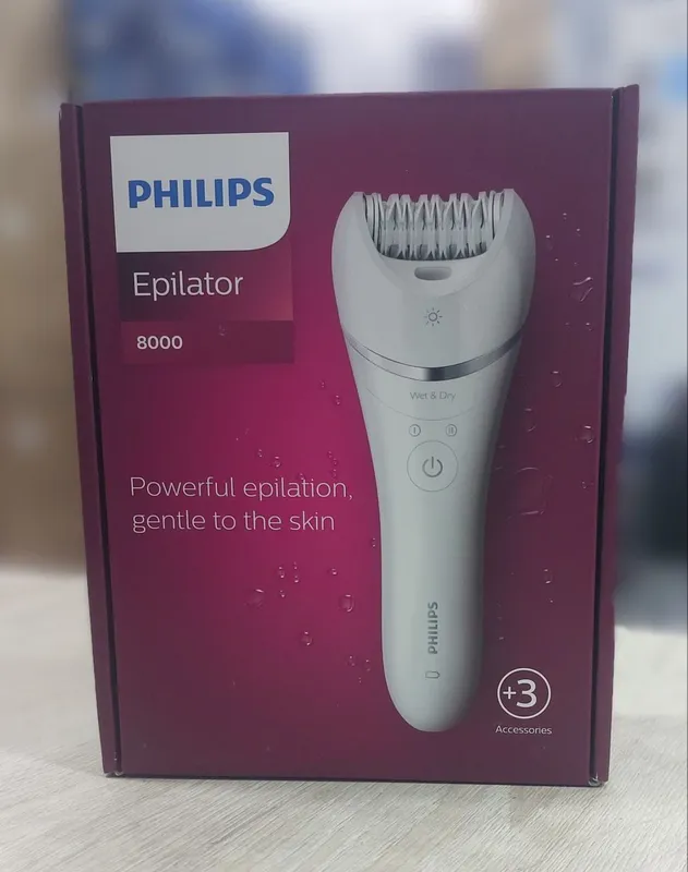 Эпилятор Philips Epilator Series 8000 BRE700/00 Количество режимов 1