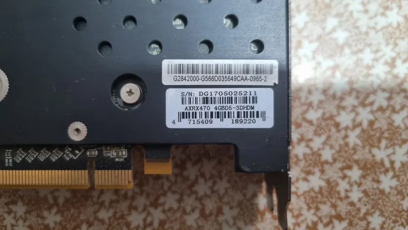 Видеокарта RX 470 4GB Видеокарта RX 470 4GB