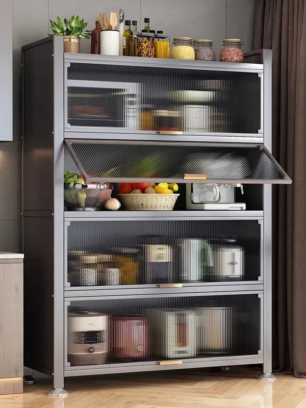 Кухонный шкаф с подъемной дверцей и удобными полками 5 Кухонный шкаф с подъемной дверцей и удобными полками 5