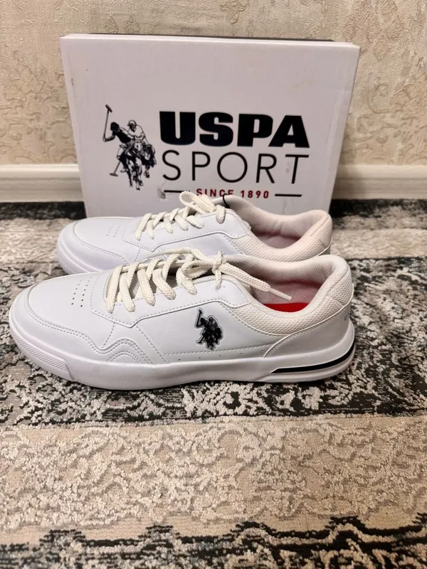 Белые кеды USPA Sport — идеальное сочетание стиля и комфорта! — фото 1