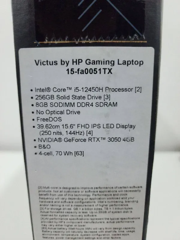 Victus HP Gaming Laptop 15 Core 5 — фото 1