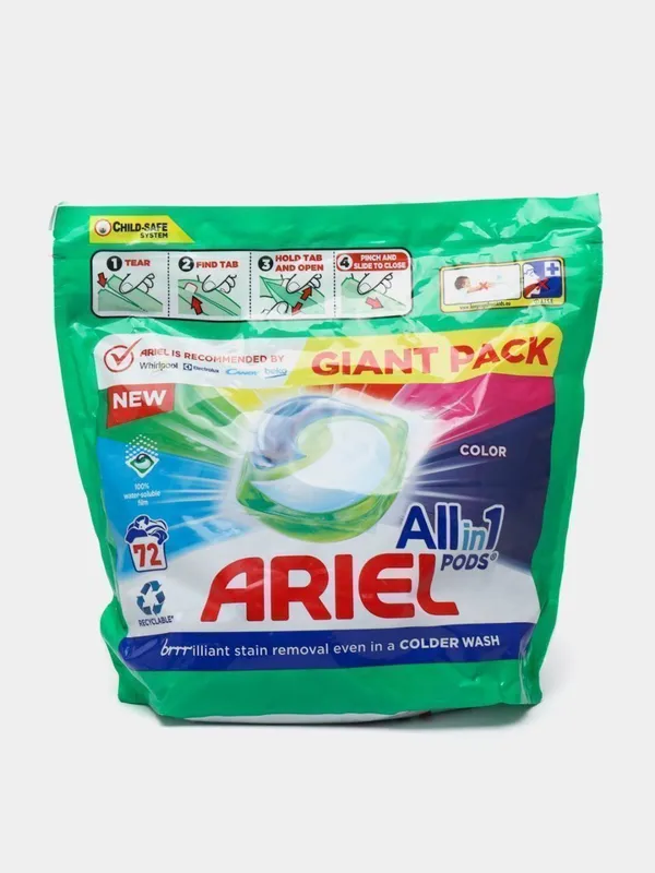 Ariel Pods – Kuchli tozalik, yoqimli hid!
