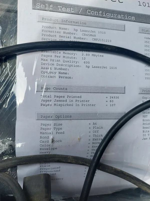 LaserJet HP 1010 ishlab turgan printer — фото 1