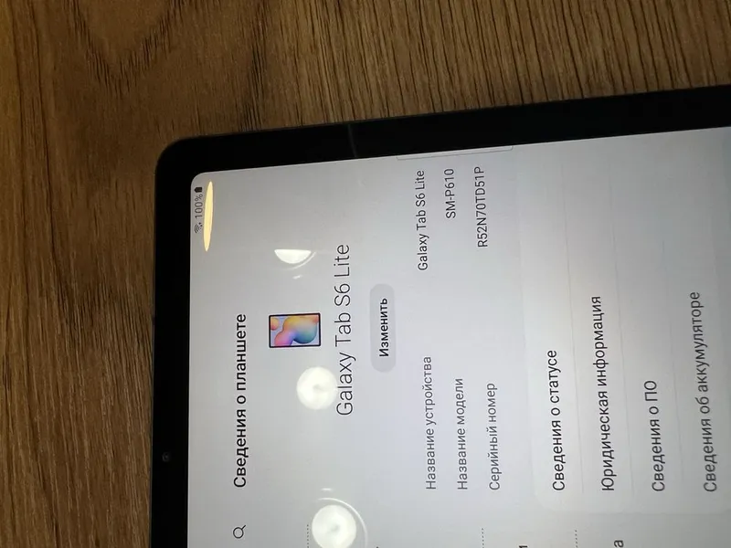Samsung Tab S6 lite в идеале 4*64 + s pen Samsung S6 lite — фото 2