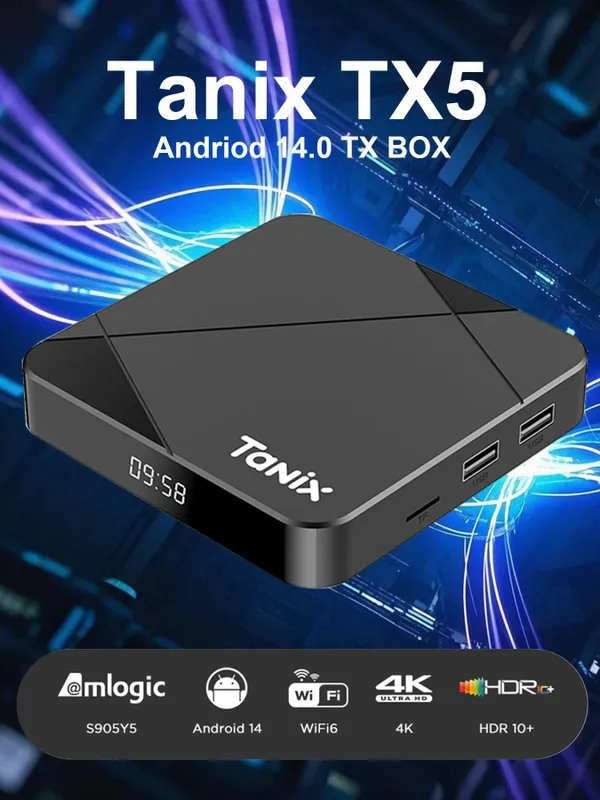 TANIX TX5 4/32 Стабильная Приставка+Прошивка Slimbox+1200 Канал 1