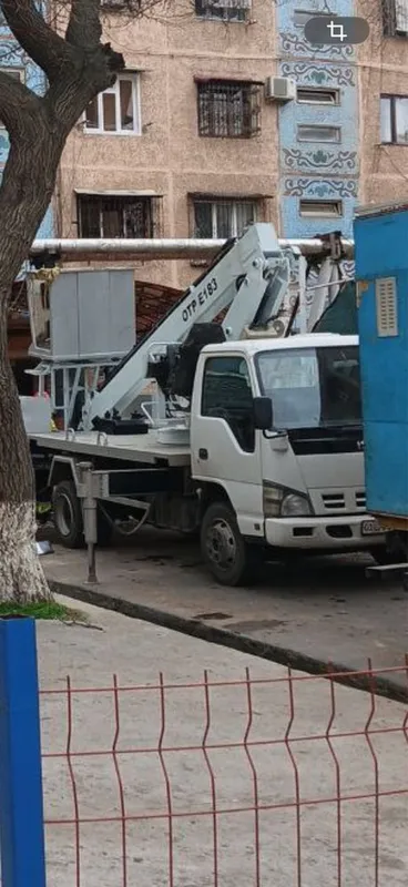 Avtovishka isuzu 18 metr 1