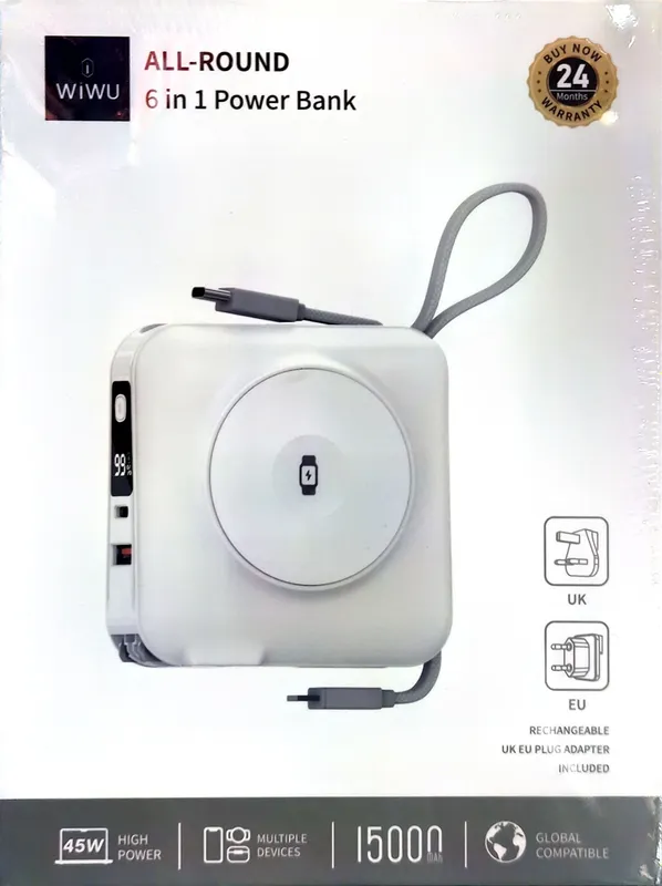 Power Bank 15000mAh 45W | Original Wiwu