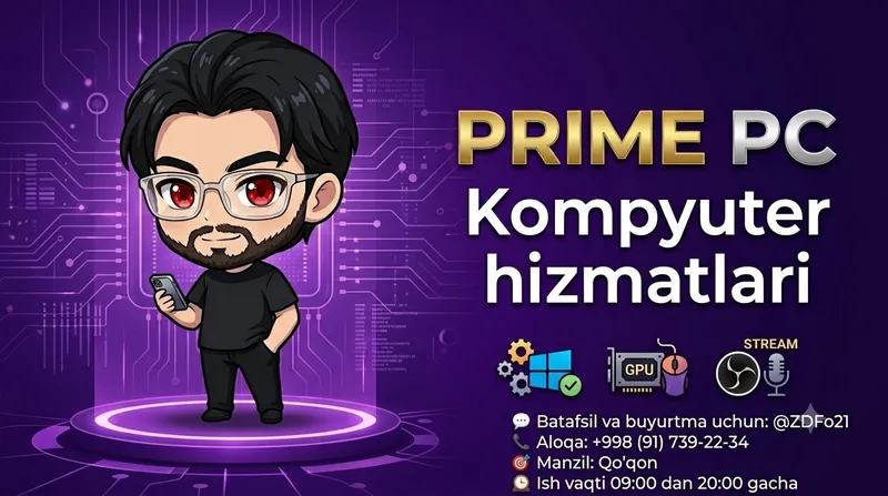 PRIME PC Kompyuter Hizmatlari!