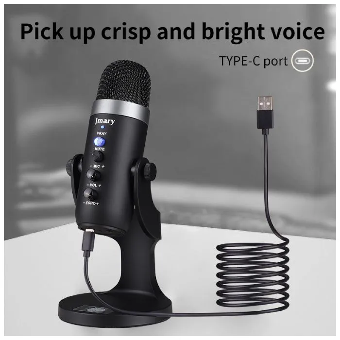 Jmary usb microphone для компьютера MCPW8