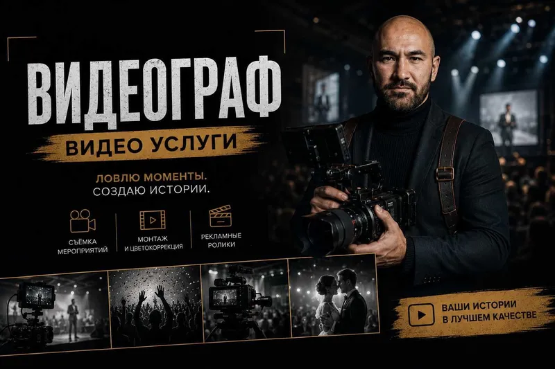 Видео услуги (Видеограф, Фотограф)