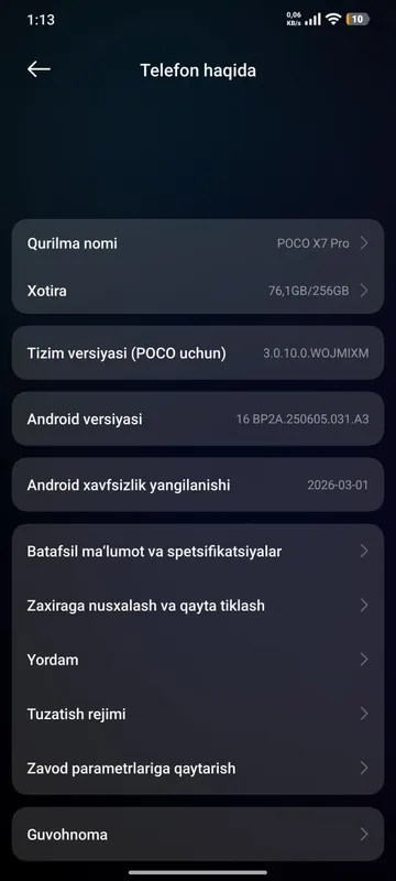 Poco X7 pro sotiladi 3.8mln — фото 4
