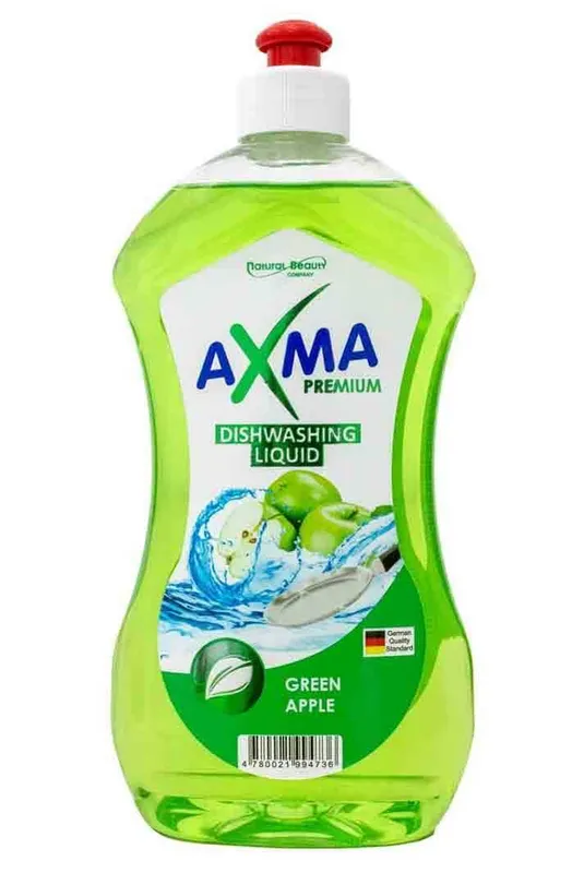 Средство для мытья посуды AXMA, Premium яблоко, лимон 520 гр