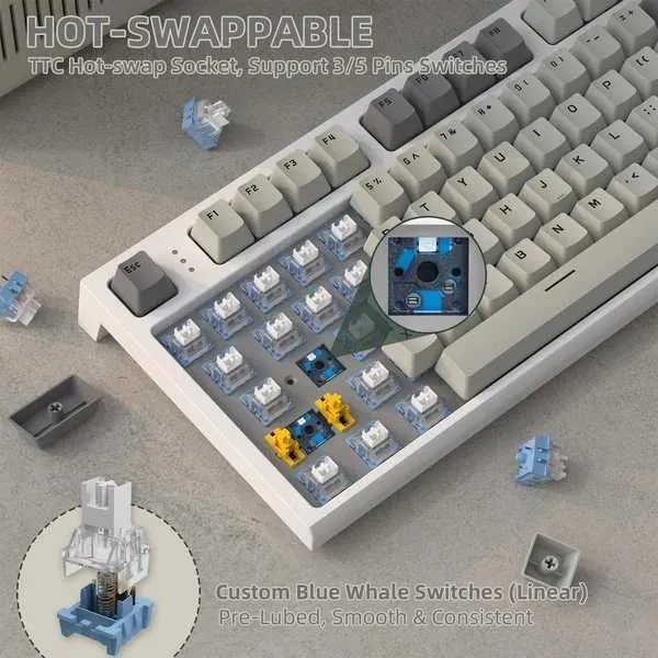 Беспроводная клавиатура и мышь KB+Mouse A4Tech FG2200/2300 AIR2 + — фото 3
