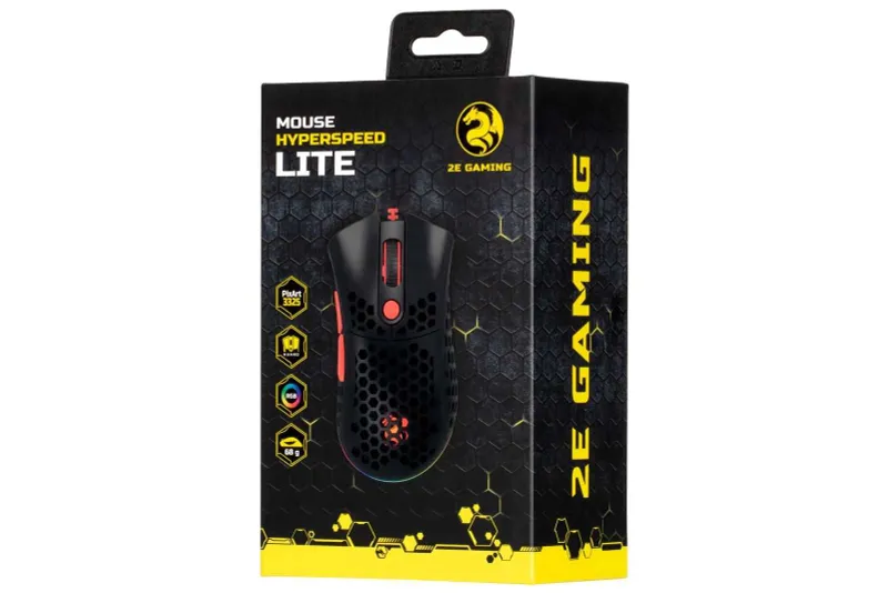2E HyperSpeed Lite Black Игровая мышка — фото 1