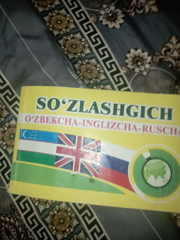 so'zlashgich ( İngiliz, Rus, Uzbek) tilida lugʻat