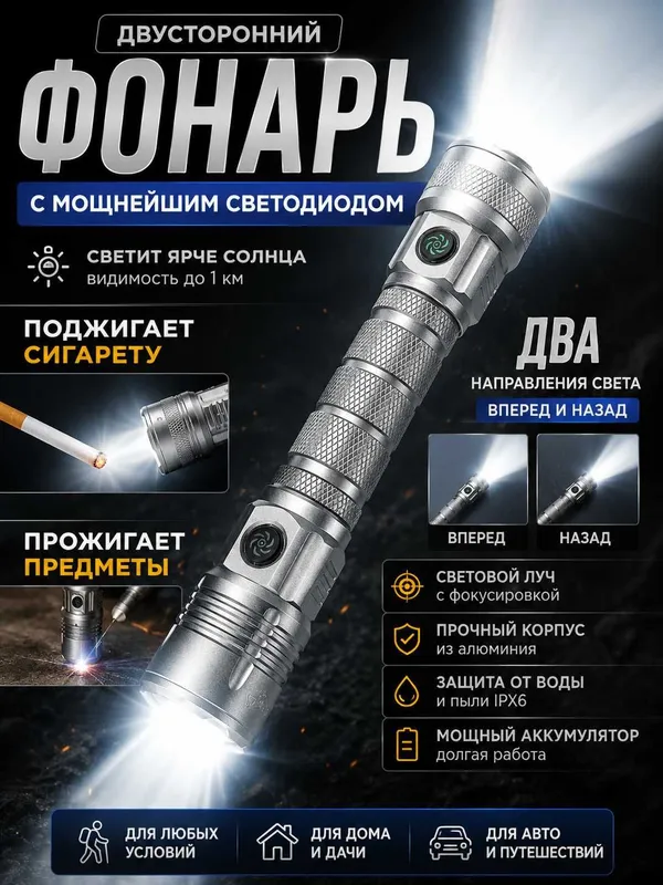 Фонарь, прожигает, поджигает и прочее. НЕ СВЕТИТЬ В ГЛАЗА 1