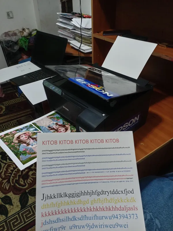Epson L 3200 tezkor kopiya-skanerli Rangli printer 4
