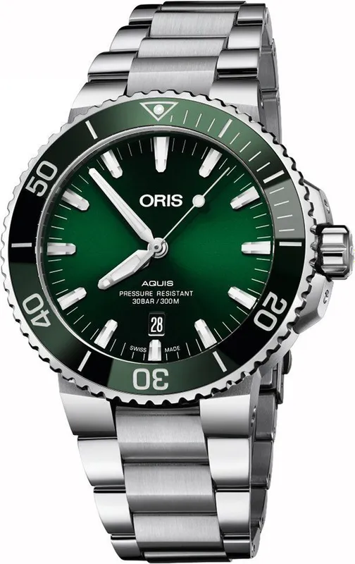 Швейцарские дайверские часы ORIS Aquis, механика — фото 1