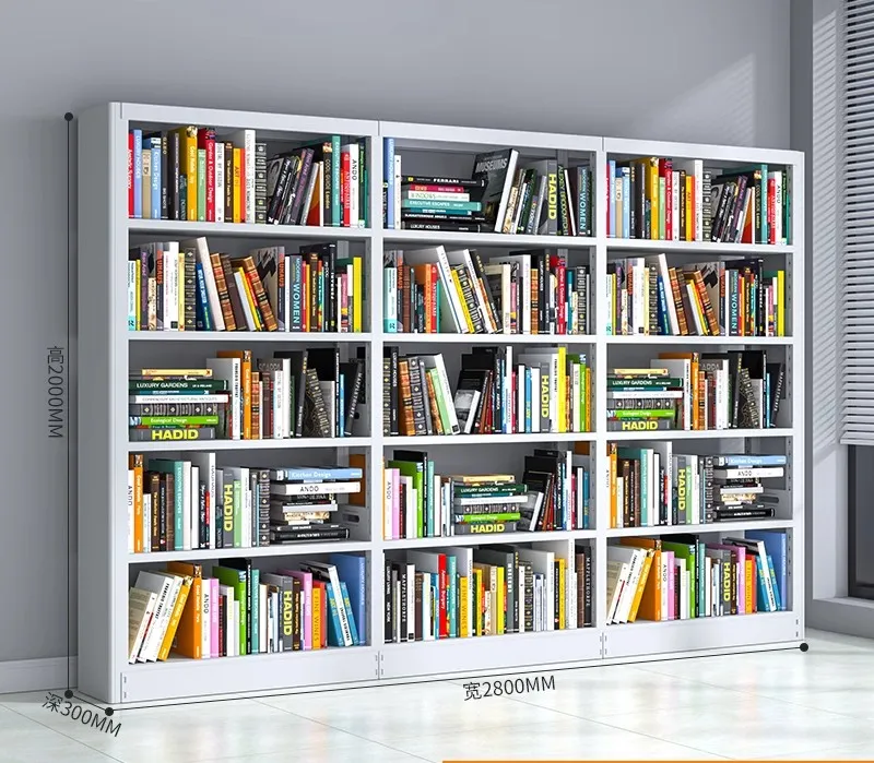 Книжный стеллаж для дома | Металлический стеллаж 3