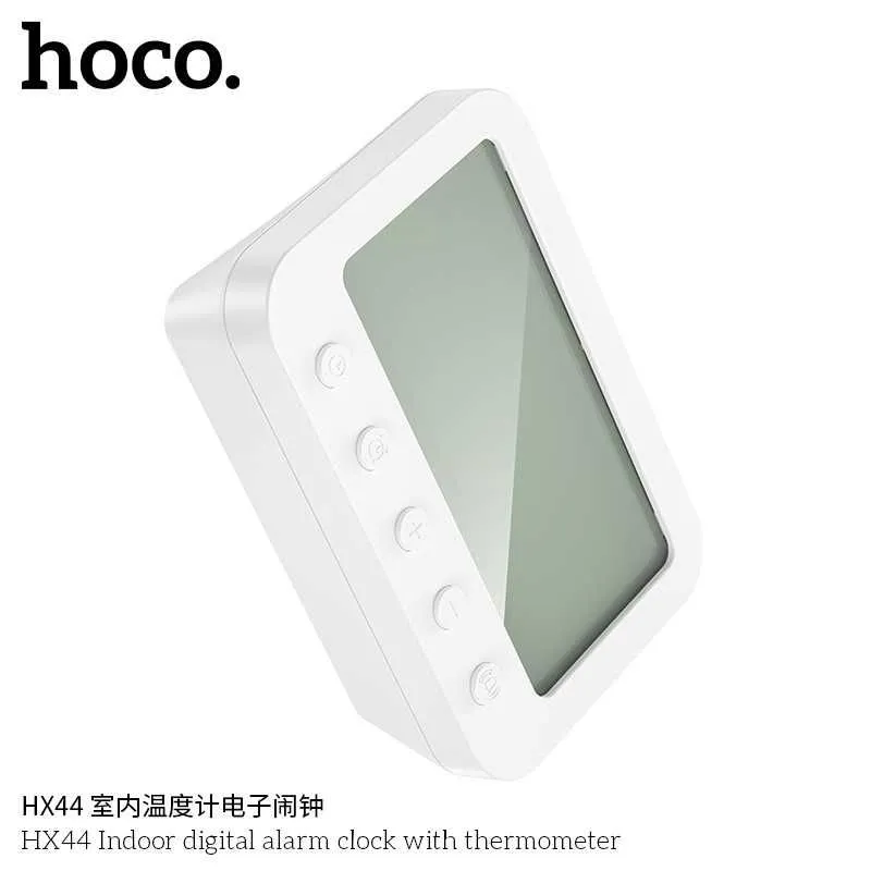 Hoco HX44 Электронный будильник с термометром и LCD-дисплеем 6 Hoco HX44 Электронный будильник с термометром и LCD-дисплеем 6