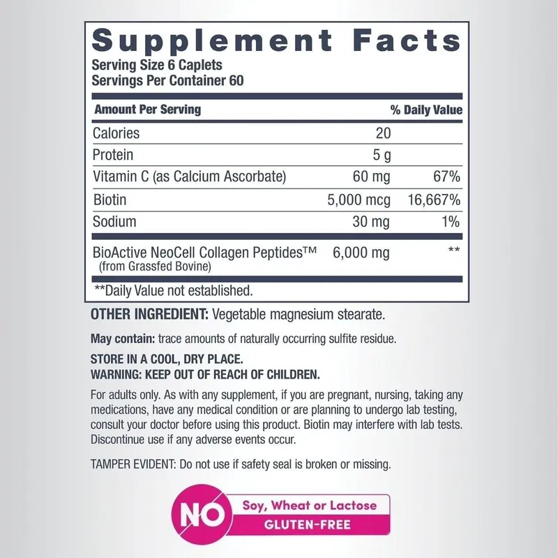 Коллагеновые Пептиды Collagen Peptides 360 таблеток 2