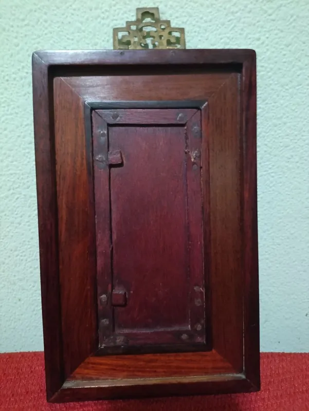 Китайские картины на фарфоре в рамке 4