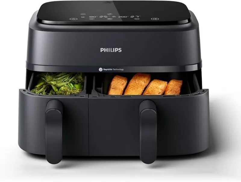 Аэрогриль с двумя корзинами Philips NA555/09 Мощность 2750 Вт Напряже