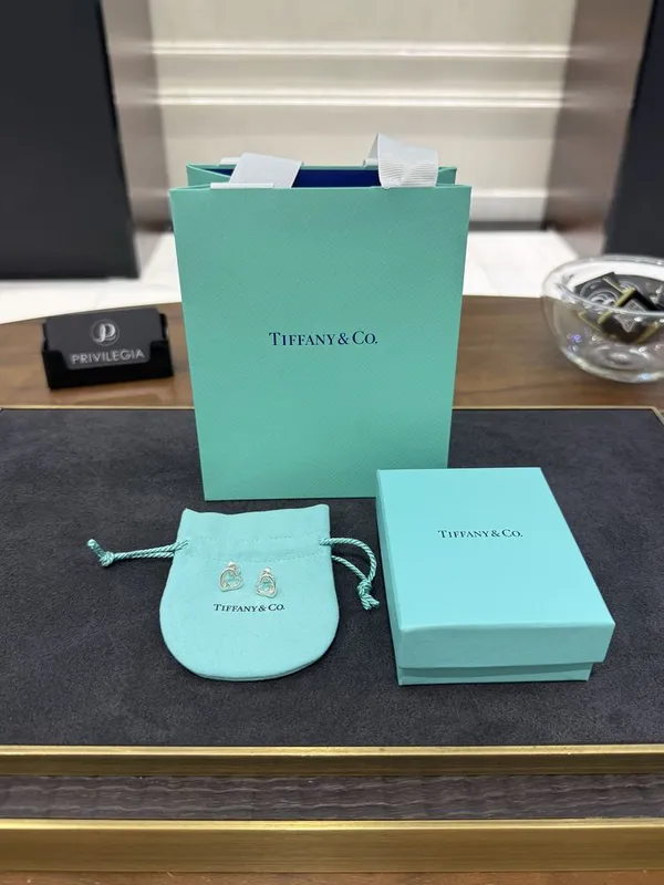 NEW Серьги Tiffany & Co Elsa Peretti Open Heart 600201 — фото 2