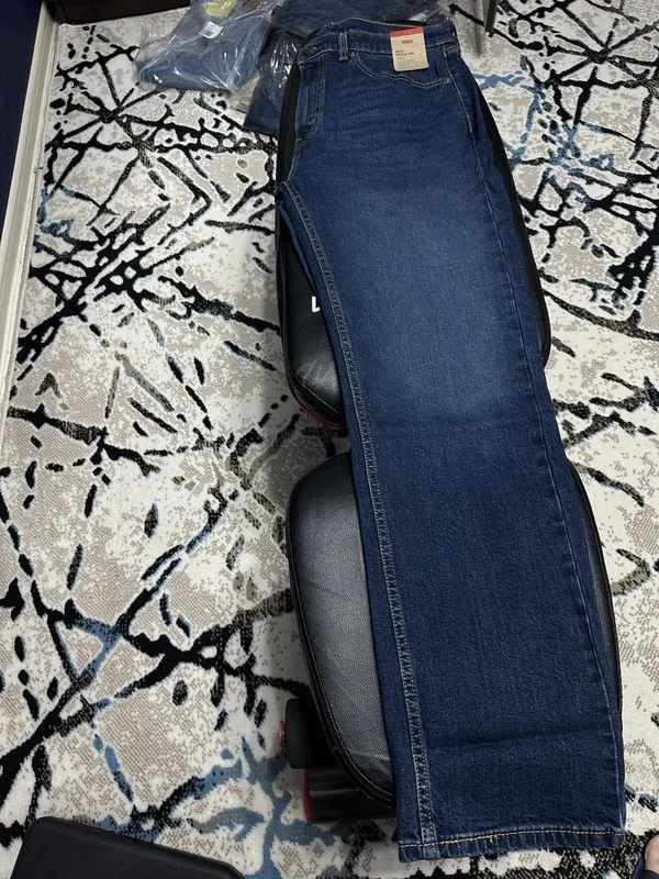 Джинсы Levi's 505 regular fit.р. 36/32. — фото 5