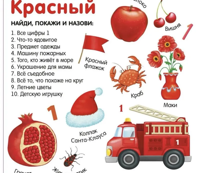 Ranglar, so‘zlar, raqamlarni o‘rganamiz 2