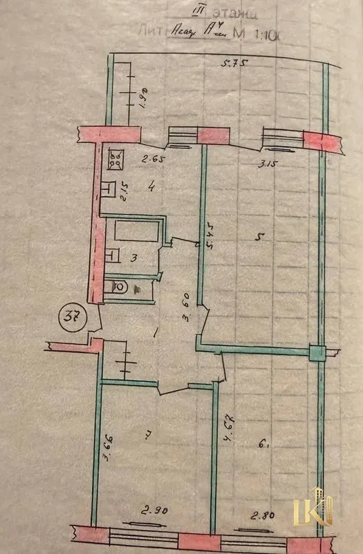 Продаётся 3-комнатная квартира, 67 м², Юнусабадский район (ориентир: метро Минор) — фото 3