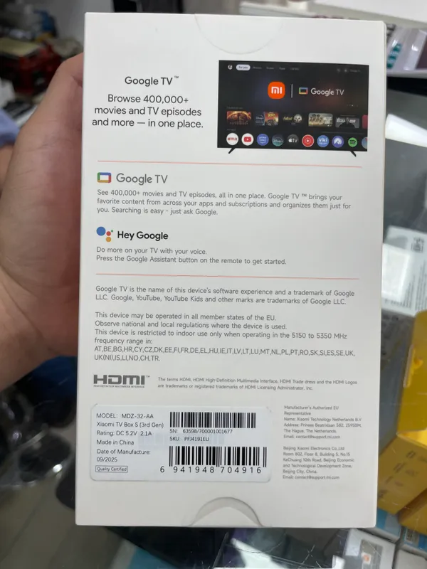 Xiaomi TV Box S 3rd Gen 4K Ultra HD Google TV — фото 2