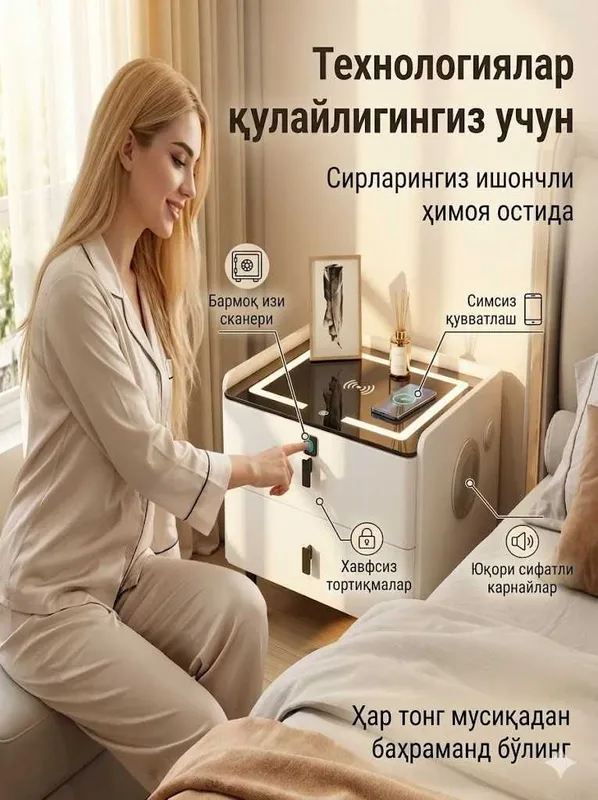 Тумба, тумбочка, Tumba, shkaf yotoqxona Tumbasi. — фото 6