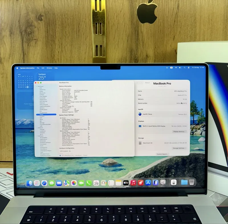 Macbook M1 Pro 16inch 16/512GB 100% Емкотсь — фото 1