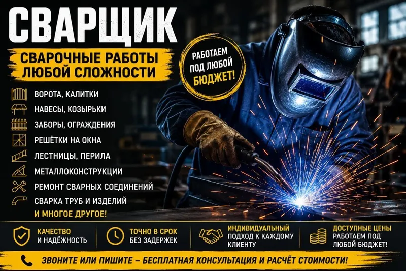 СВАРКА хизматлари. Сифатли аа хамёнбоб! Ишимизга кафолат берамиз! 2 СВАРКА хизматлари. Сифатли аа хамёнбоб! Ишимизга кафолат берамиз! 2