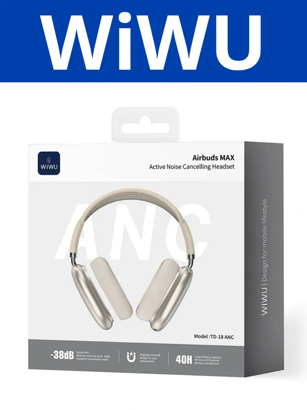 WiWU Airbuds MAX  — Original sifatli quloqchin — фото 4