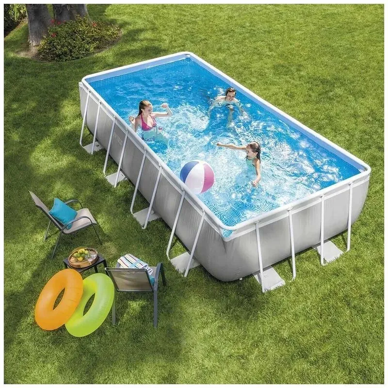 Бассейн Intex "Prism Frame Pool" 26790, каркасный, 400x200x122 см 6 Бассейн Intex "Prism Frame Pool" 26790, каркасный, 400x200x122 см 6