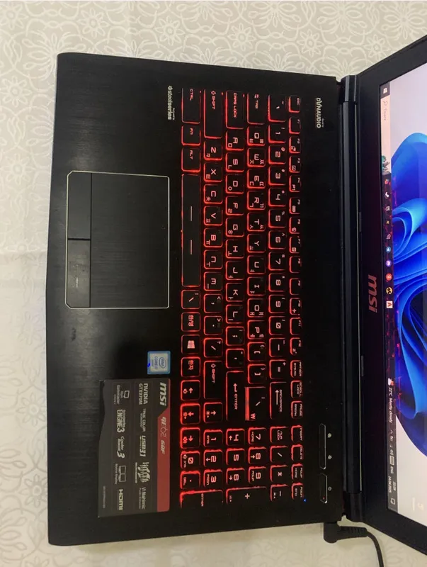 Игровой ноутбук MSI / O’yin uchun noutbuk 4