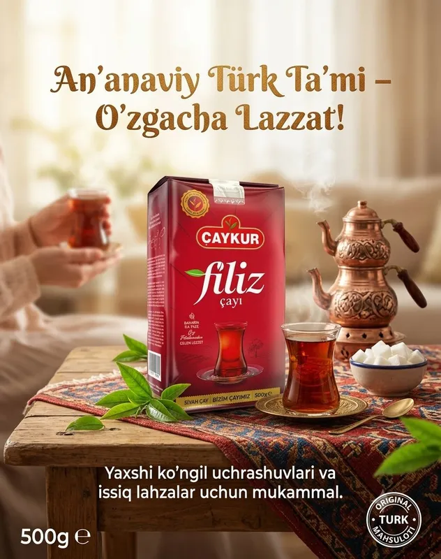 ÇAYKUR Filiz Çayı — An'anaviy Türk Ta'mi
