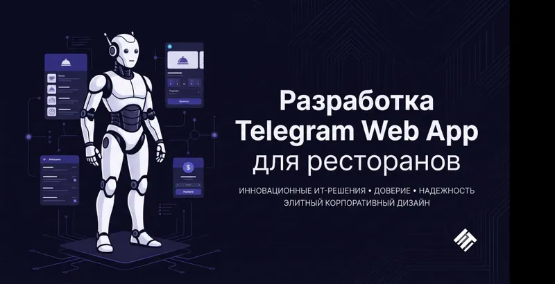 Разработка Telegram Ботов с Web App для ресторанов 1