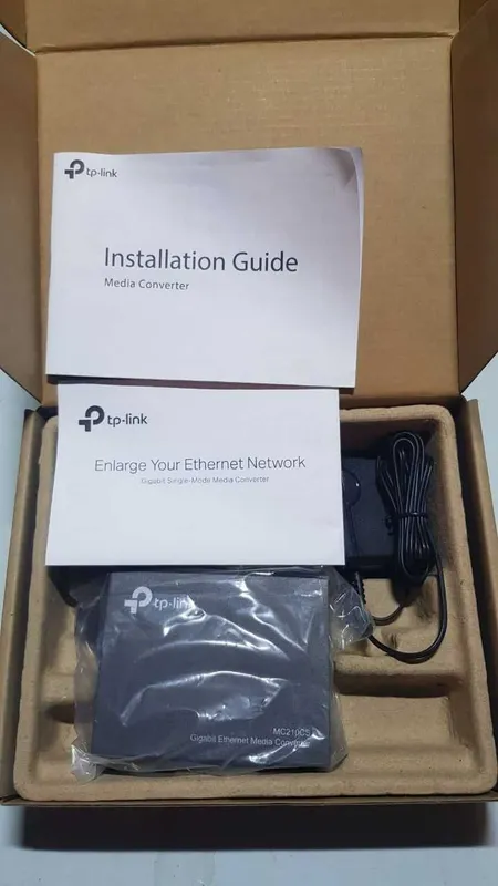 Гигабитный медиа конвертер TP-Link MC210CS. — фото 3