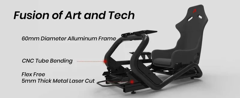 a28electronics -Кокпит cockpit simrig AZRACING SV-R (Алюминиевая рама) 2