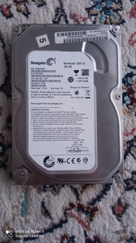 продаётся жёсткий диск HDD на 160 Гб продаётся жёсткий диск HDD на 160 Гб